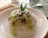 Foto langkah ke 5 dari resep Ketan Creamy Matcha.