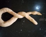 A picture of step 5 of German pretzels.
