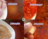 A picture of step 2 of Garden egg sauce.