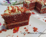 Foto del paso 16 de la receta: Tarta red velvet con frosting de queso crema
