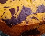 A picture of step 10 of Marbel cake 🎂🎂.