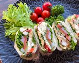 Gambar langkah 5 resipi Mini Wanpaku Sandwich 🇯🇵.