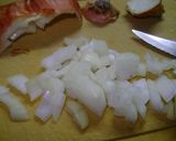 Foto del paso 3 de la receta: Ensaladaarco iris ( de arroz con atun ) y salchichas rellenas!!!!