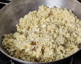 A picture of step 3 of Sooji amul ladoo.
