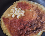 Foto del paso 5 de la receta: "Crepe" de mazorca🌽con queso🧀 y dulce de guayaba🥞