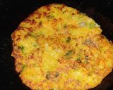 A picture of step 4 of Leftover dal & rice pancake.
