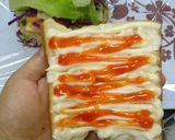 Gambar langkah 7 resipi Wanpaku Sando Tuna.