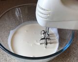 A picture of step 2 of Mango no bake icebox cake.
