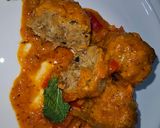 Foto del paso 10 de la receta Albóndigas de berenjena y cebolla caramelizada