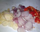 Foto langkah ke 2 dari resep Tumis Santan Tempe Labu Siam.