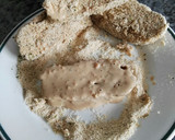 Foto del paso 5 de la receta: Seitán empanado con salsa de cacahuetes