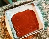 A picture of step 4 of Nutella brownies.