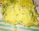 A picture of step 1 of Besan Aloo tikki.