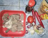 Foto langkah ke 1 dari resep Krengsengan Daging Campur.