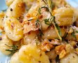 Pan Fried Gnocchi With Crispy Garlic, Toasted Walnuts & Rosemary recipe step 4 photo