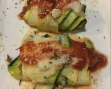 Foto del paso 6 de la receta: Canelones de calabacín rellenos de pavo