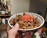 รูปขั้นตอนการทำที่ 7 ของ Gyudon (ข้าวหน้าเนื้อ)