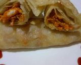 A picture of step 1 of Chicken tikka cheese Roll.