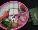 Foto langkah ke 1 dari resep Pepes Tahu Jamur.