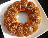 A picture of step 15 of Milo bread.