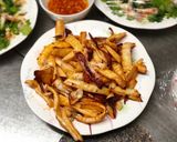 Hình bước làm 3 của món Mực một nắng chiên lò chiên không dầu