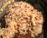 A picture of step 4 of Smokey Saudi chicken mandi.مندى بالدجج.