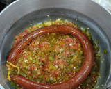 Foto del paso 8 de la receta: Habichuelas negras con chistorras y pimientos ahumados