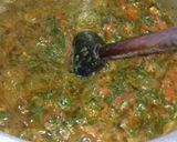 A picture of step 4 of Allu palak.