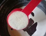 Foto del paso 3 de la receta: Arroz con leche de chocolate 🍫❤