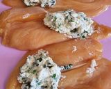 Foto del paso 3 de la receta Filetes de pechuga de pollo rellenos al air fryer