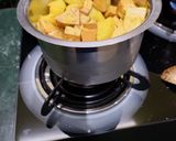 A picture of step 1 of Jackfruit Potato Curry.