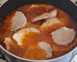 Lecsós karaj 🥩🫑🌶🫑🧄🧅🍅tarhonyával recept fázis 4 fotója