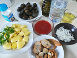 Patatas con almejas