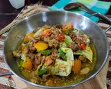Foto langkah ke 8 dari resep Tongseng Kambing Tanpa Santan.