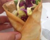 Foto del paso 8 de la receta: Panquetacos de pollo y vegetarianos!