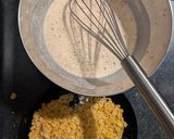 A picture of step 2 of Crispy Fried Gochujang Enoki Mushrooms.