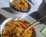 A picture of step 9 of Quick Noodles.