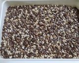 A picture of step 3 of Flax seeds mukhwas.