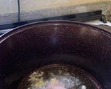 A picture of step 1 of Coconut veggies rice.