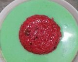 A picture of step 6 of Rosy maggi in pista custard.