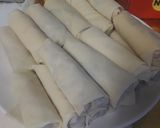 Hình bước làm 4 của món Bún chả giò tôm