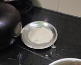 A picture of step 1 of #HBC# Jowar Panner paratha,saag,snake gaurd,banana steam subji.