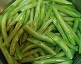 金沙四季豆的食譜步驟1照片