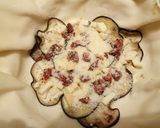 A picture of step 2 of Sun-dried tomato, scamorza and aubergine pie.