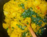 A picture of step 2 of Samosa(Irish filling).