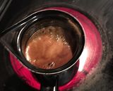 A picture of step 2 of Greek coffee ☕️.