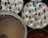 A picture of step 1 of Finger millet mini idli.