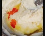 A picture of step 4 of Kesari Sheera.