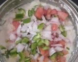 A picture of step 2 of Rava toast.