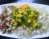 Hình bước làm 1 của món Salad trái cây
